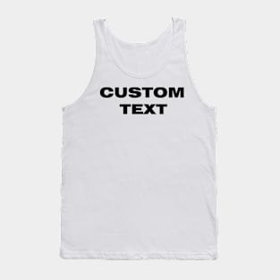 Custom Hoodie Tank Top